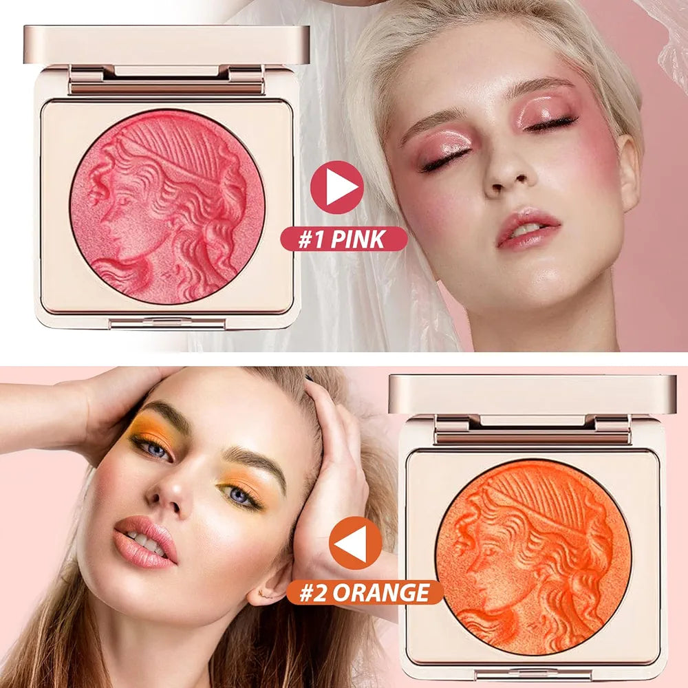 3D Highlighter Embossed Blush Palette