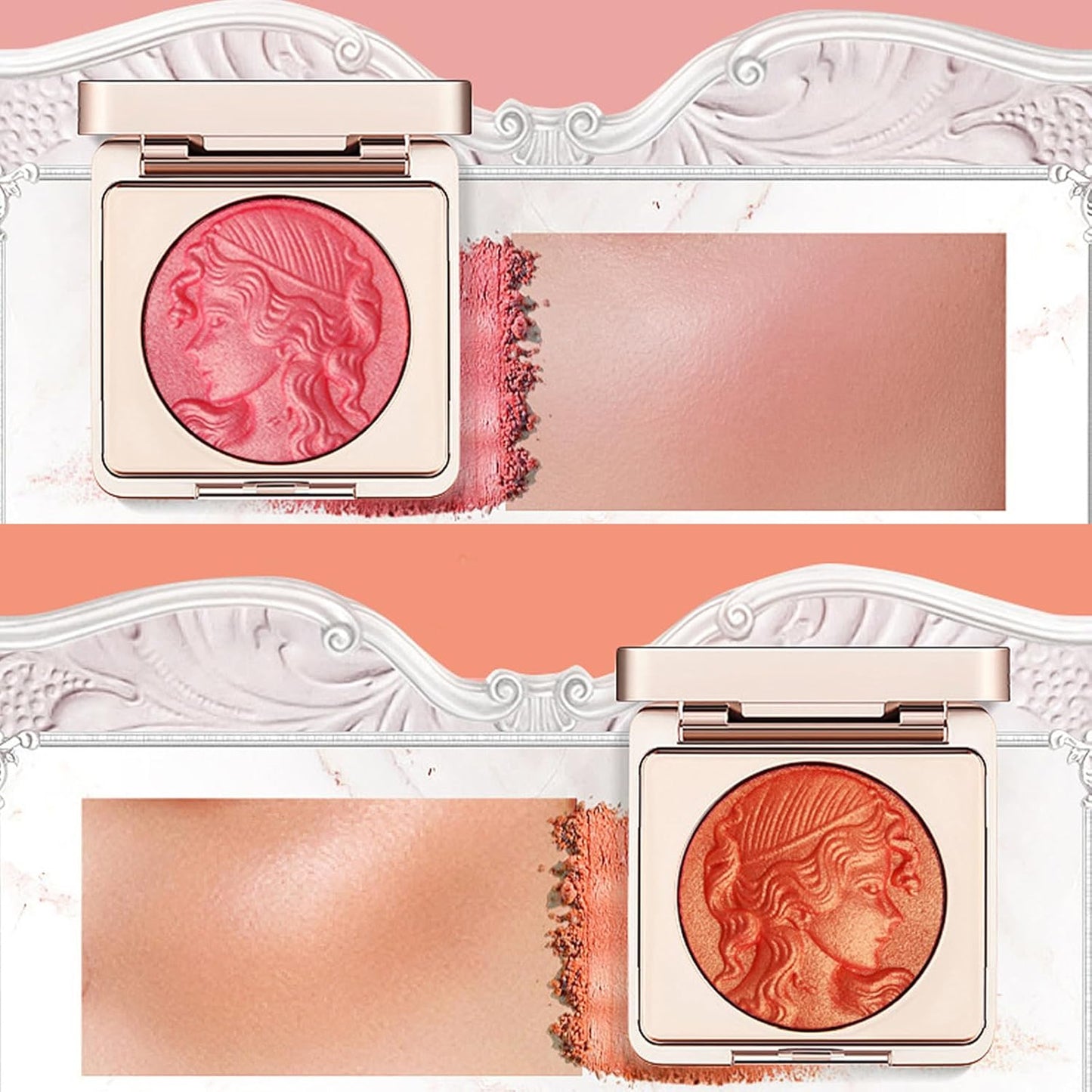 3D Highlighter Embossed Blush Palette