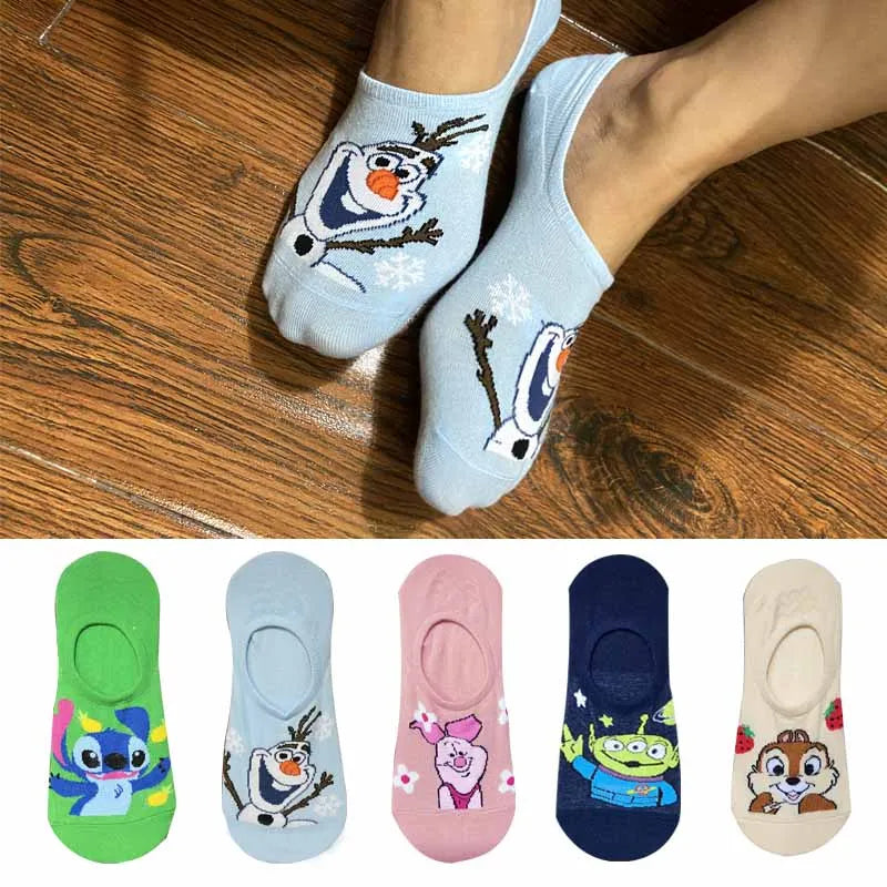 5Pairs Korea Summer Women socks