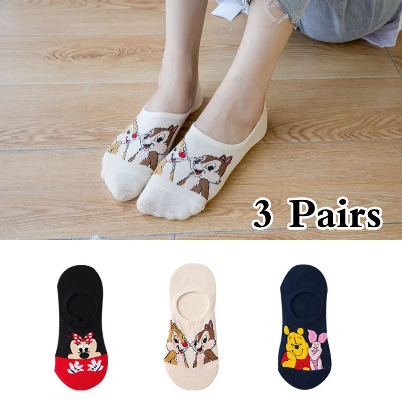 5Pairs Korea Summer Women socks