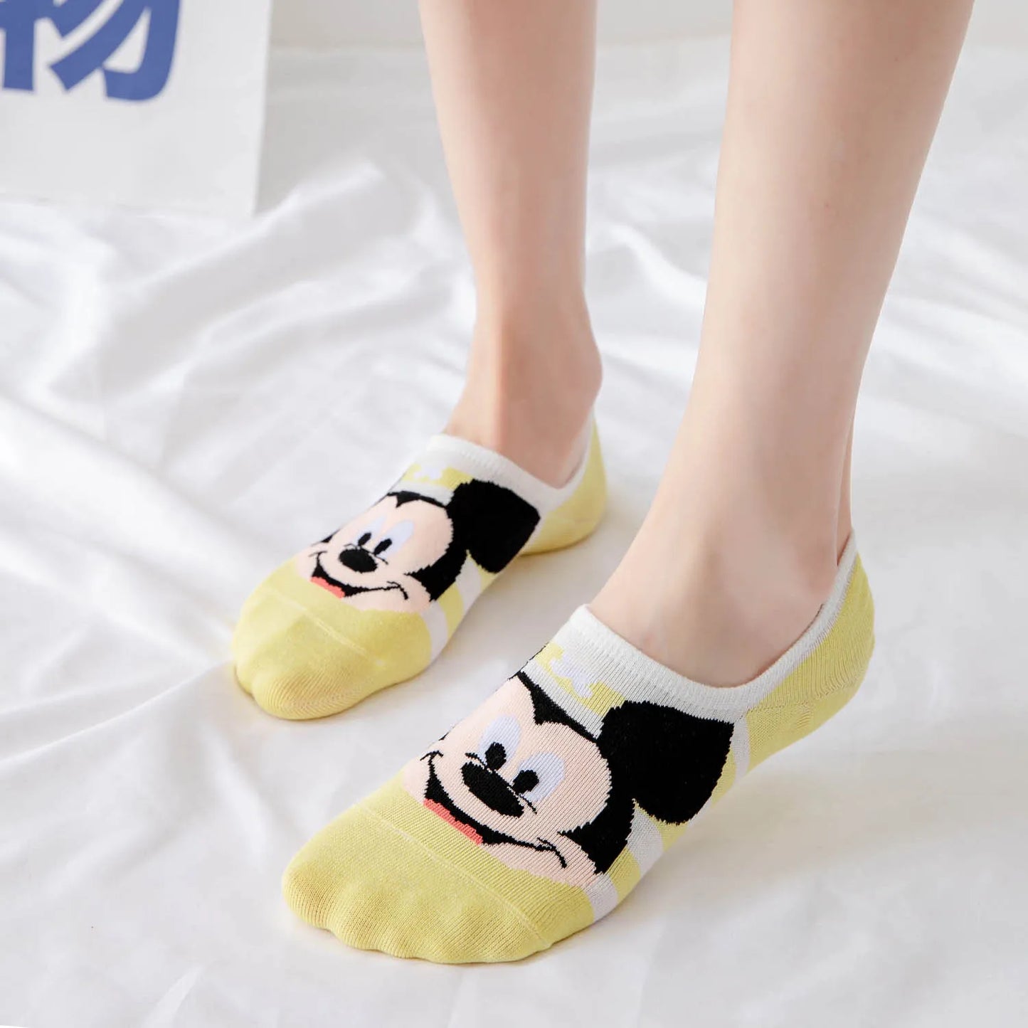 5 pairs Cotton woman sock Mickey Minnie