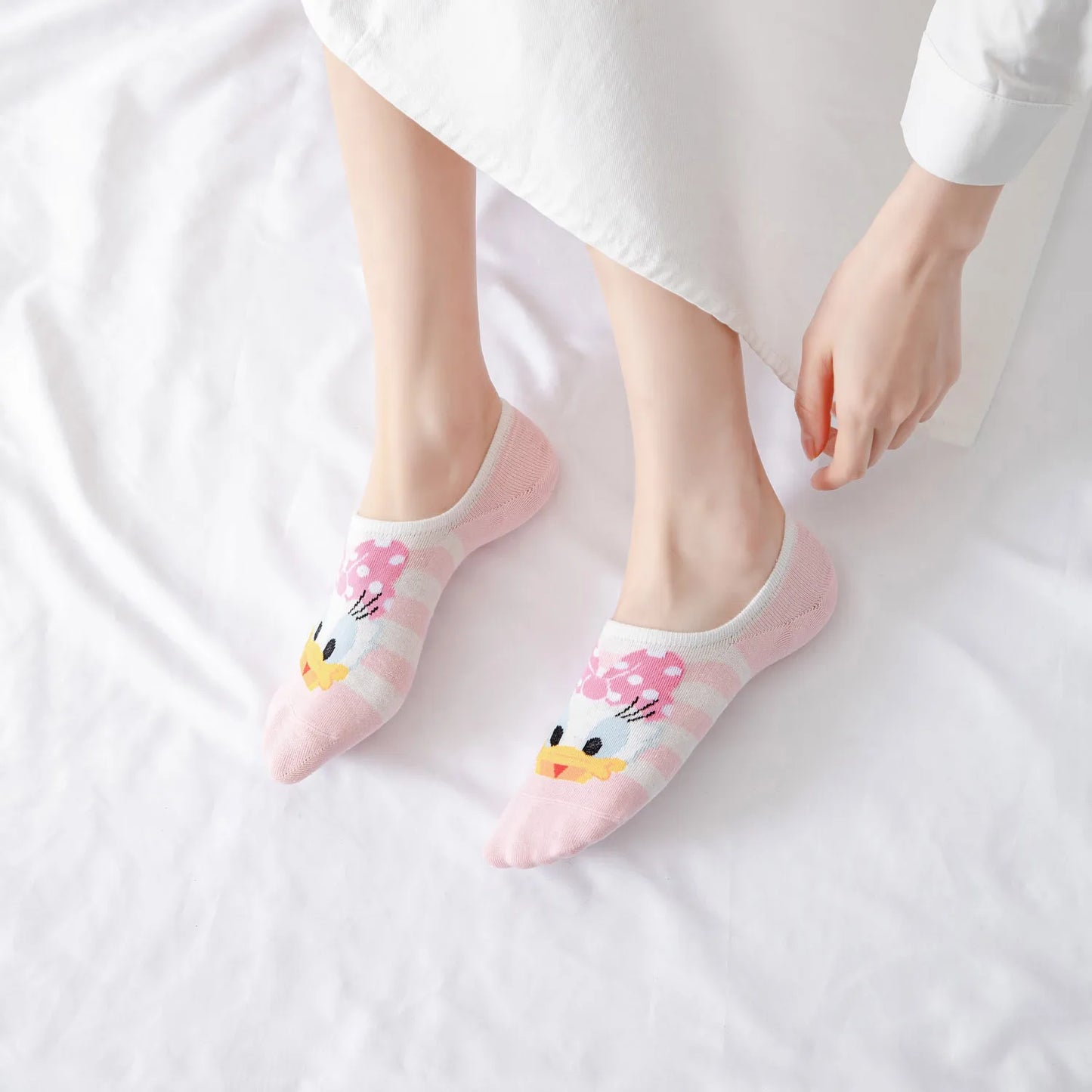 5 pairs Cotton woman sock Mickey Minnie