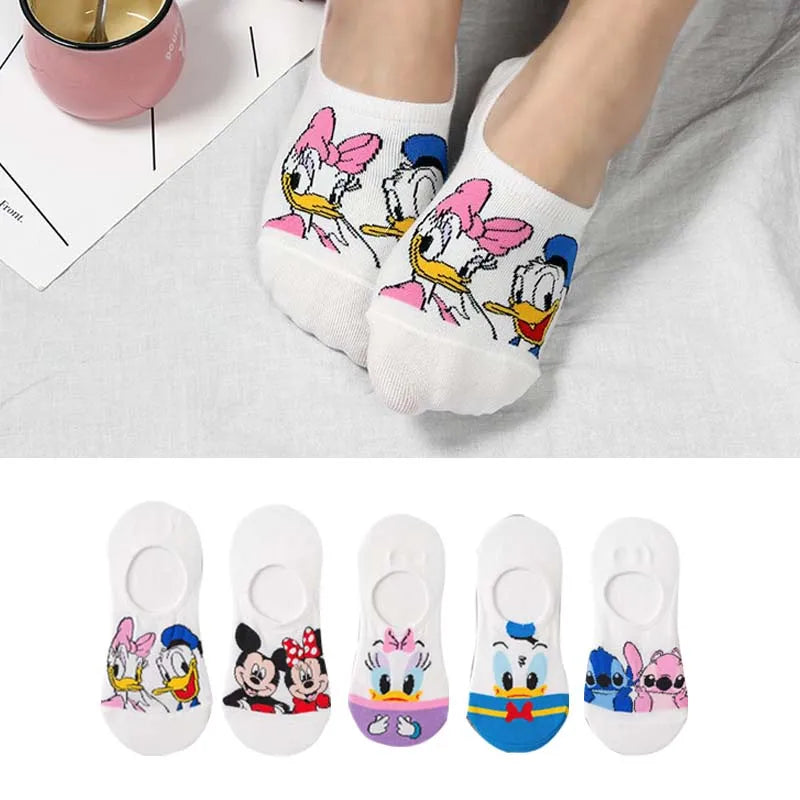 5Pairs Korea Summer Women socks