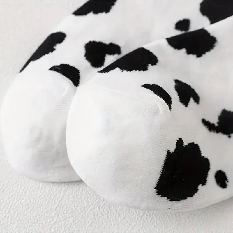 10 Pairs Womens Socks Lovely Cow