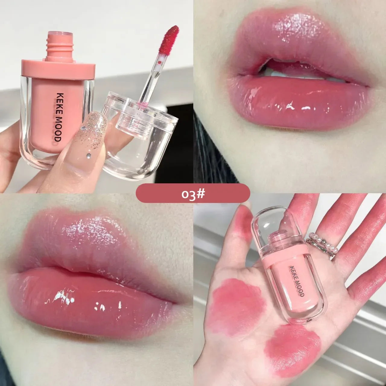 Crystal Glossy Lip Glaze Jelly Mirror