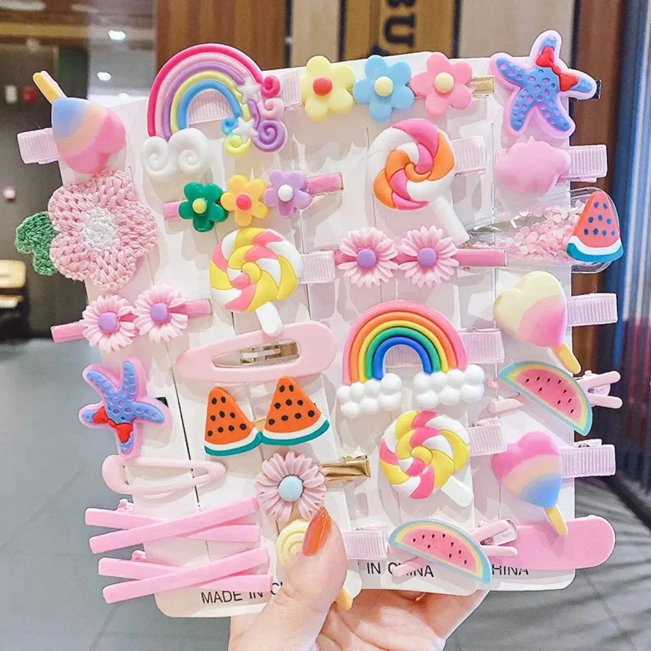 14Pcs/Set Hair Clips For Girls