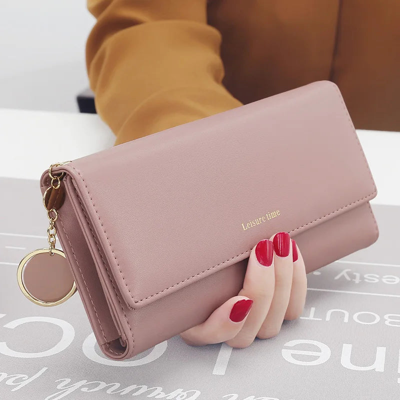 Fashion Leather Long Wallet