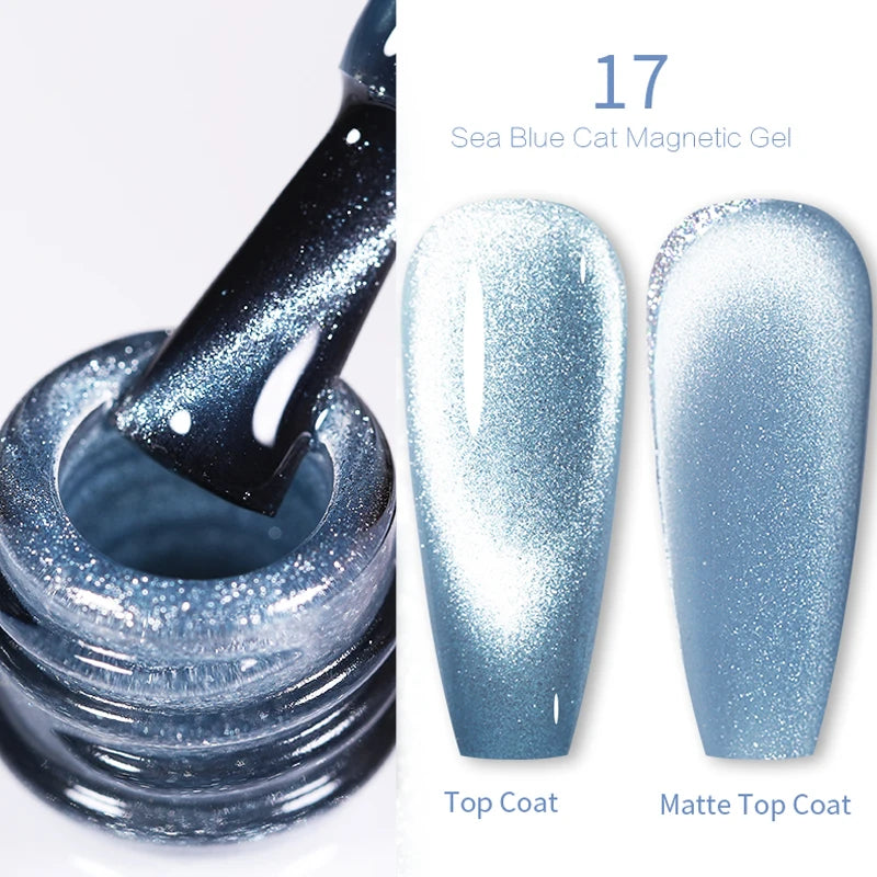 Sea Blue Gel Nail Polish