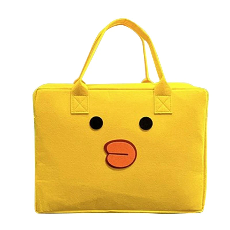 Felt Large Capacity Cartoon Storage Bag