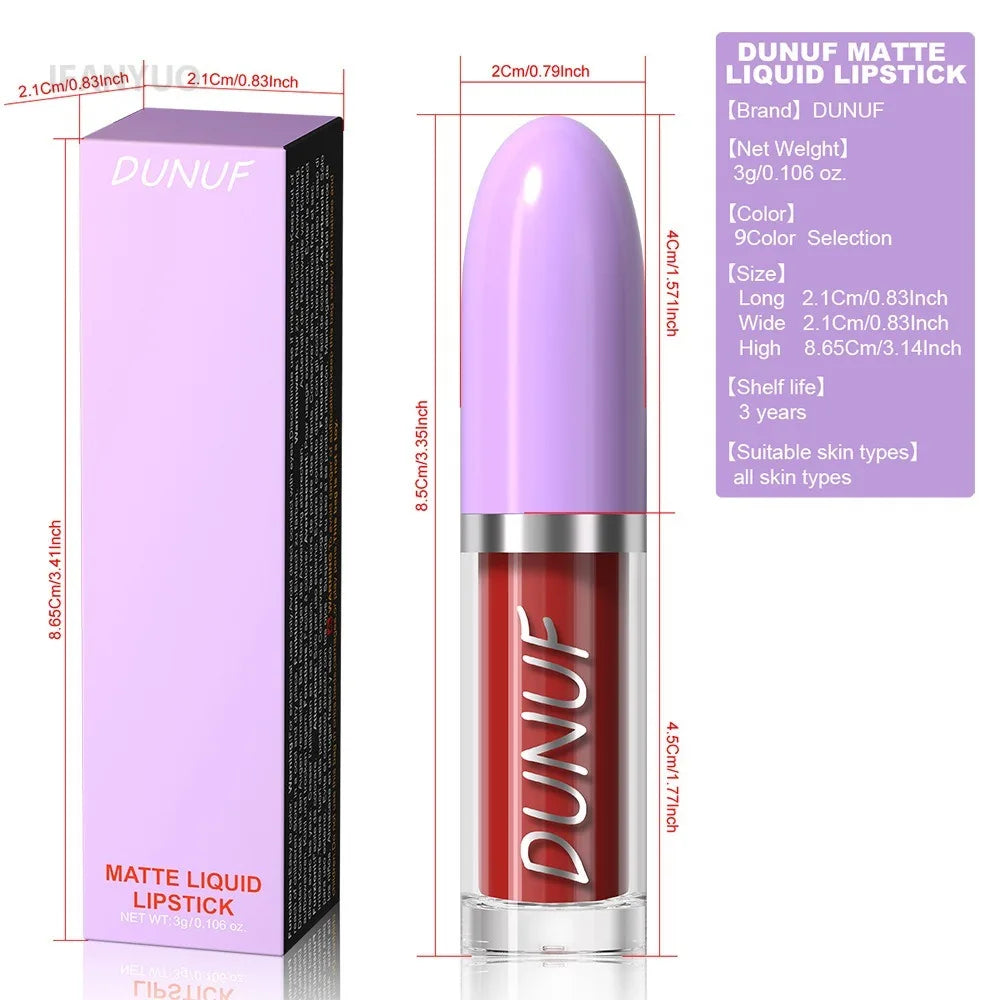 Waterproof Matte Liquid Lip Glaze Moisturizing