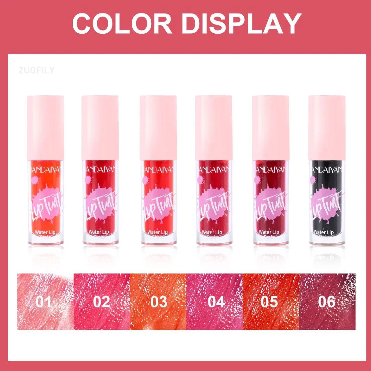 Fruit Juice Lip Tint Non-stick Cup,Liquid Lipstick  Waterproof