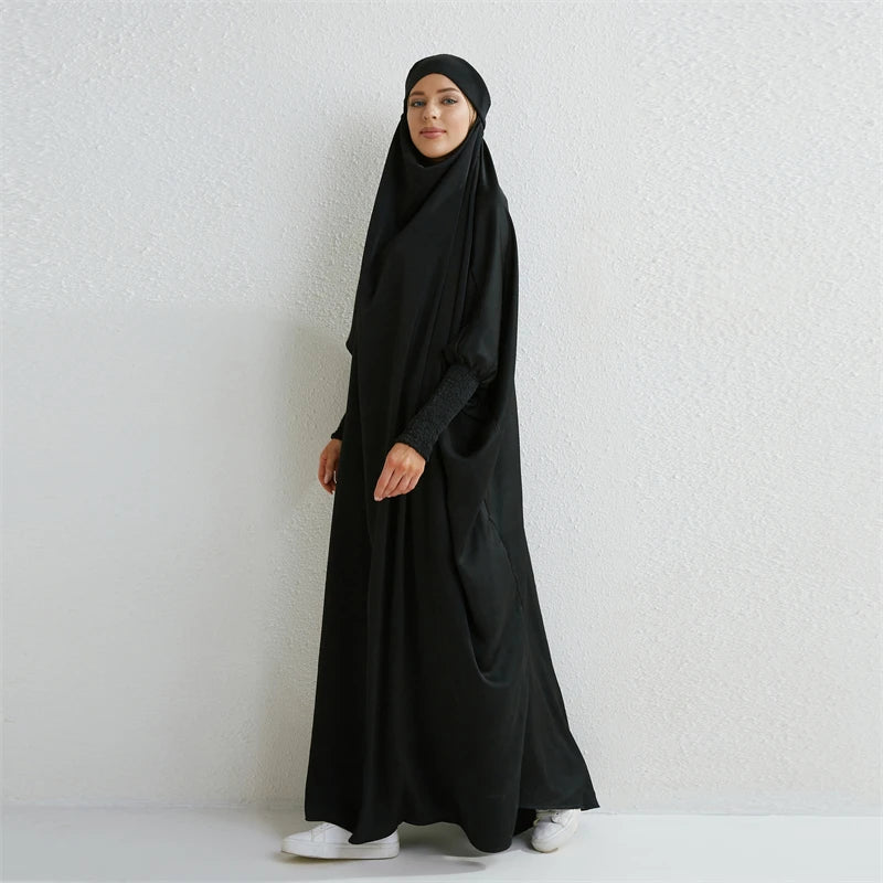 Hooded Abaya One-piece