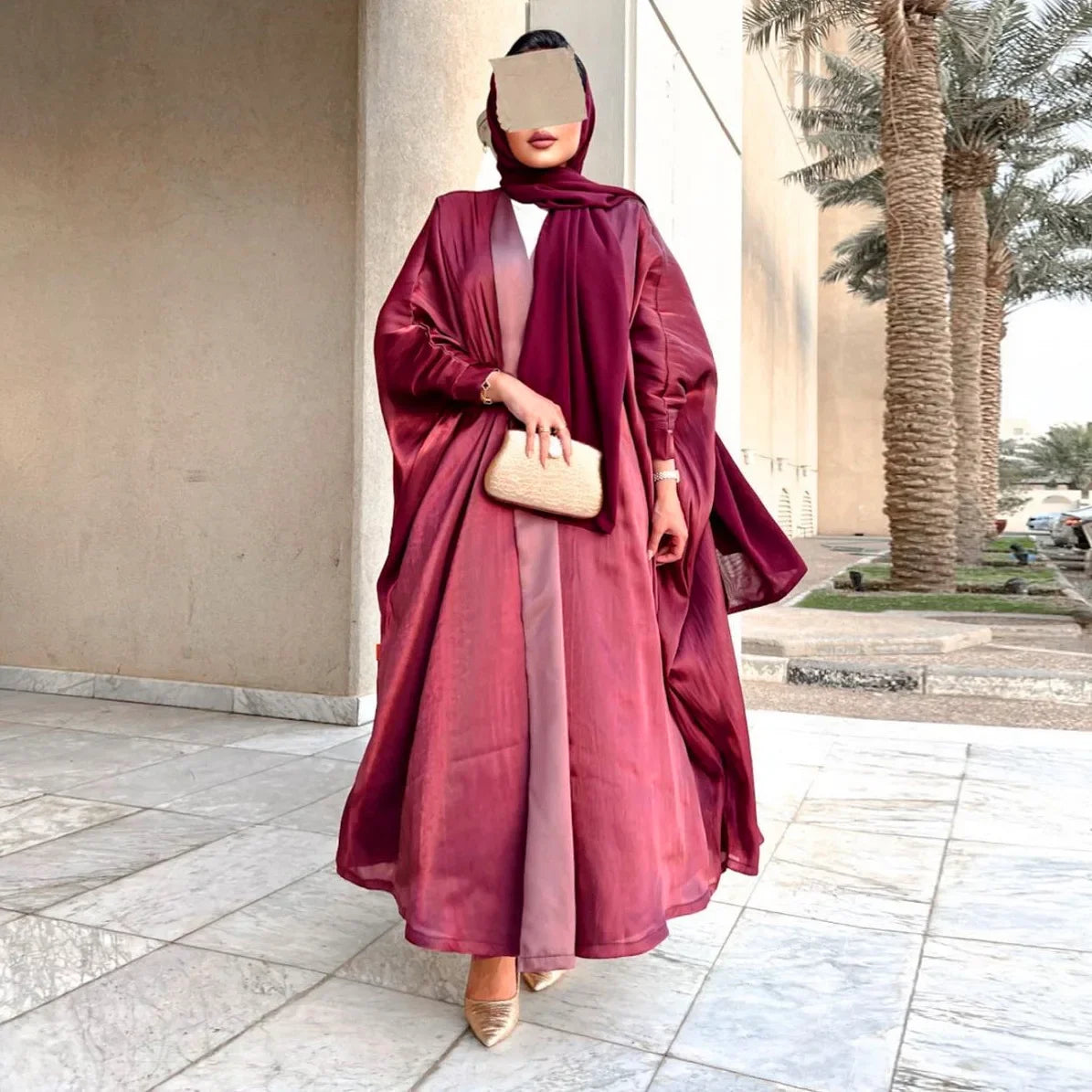 Moroccon Silky Satin Abayas