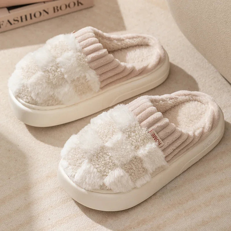 Women Cotton Slippers Casual Indoor