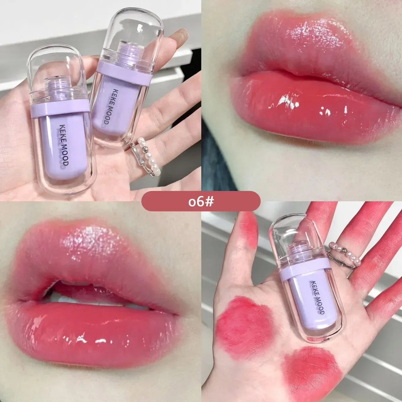 Crystal Glossy Lip Glaze Jelly Mirror