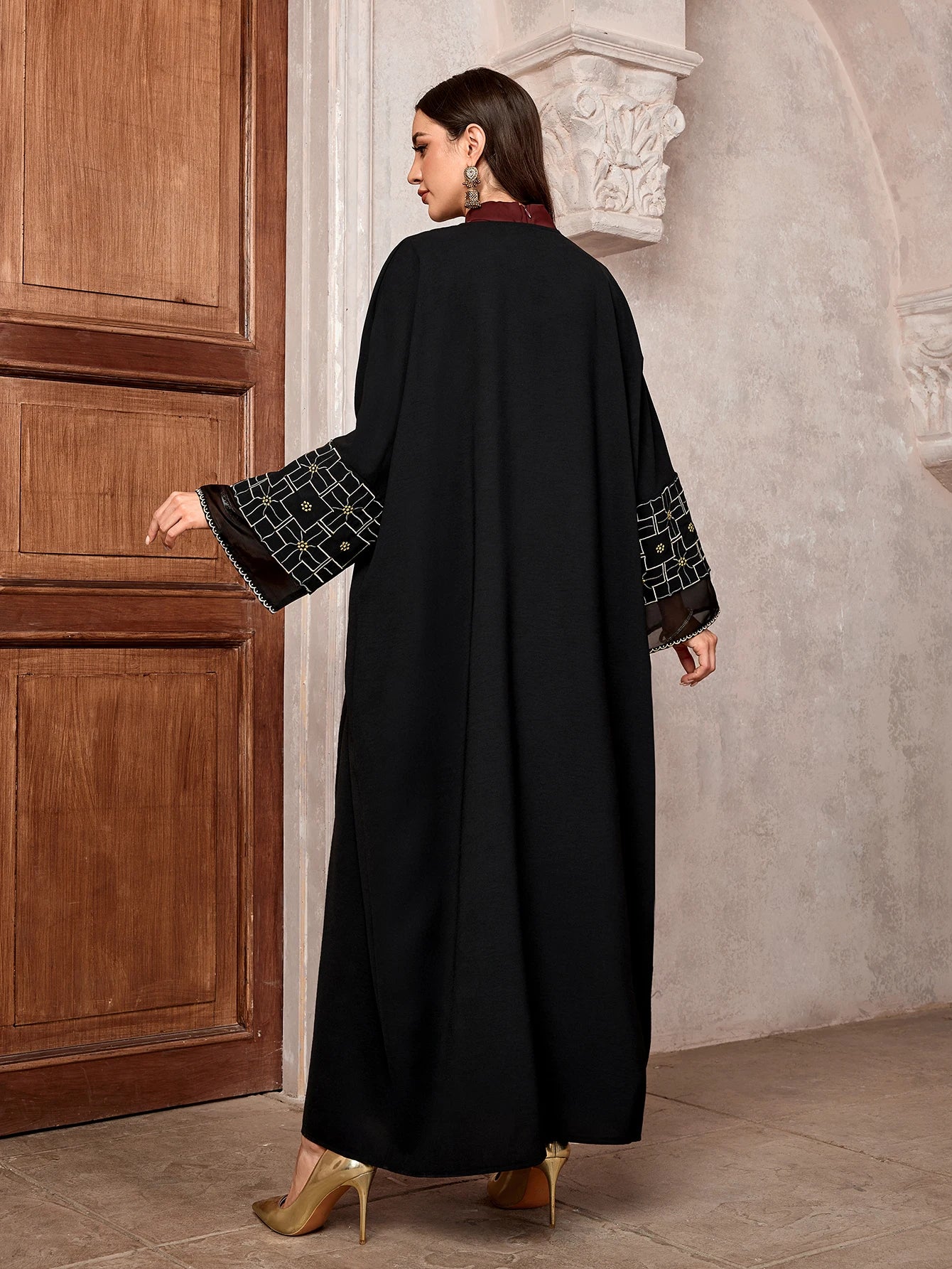 Long Robe Embroidery Abaya