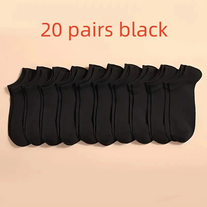 5/10/20 pairs of breathable sports socks