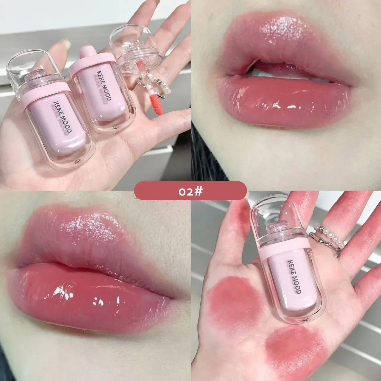 Crystal Glossy Lip Glaze Jelly Mirror