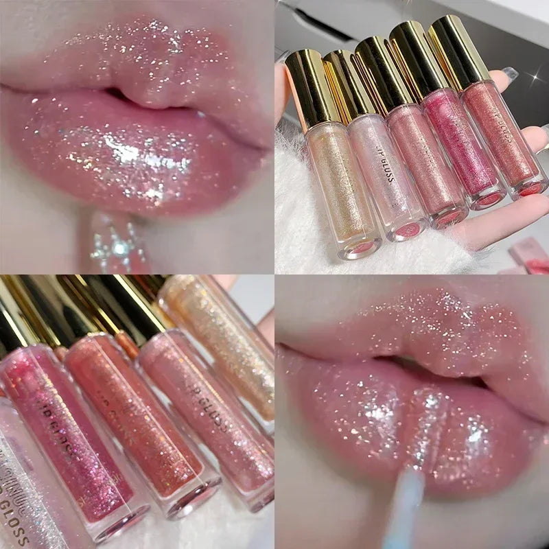 Mirror Pearl Glitter Lip Oil Moisturizing