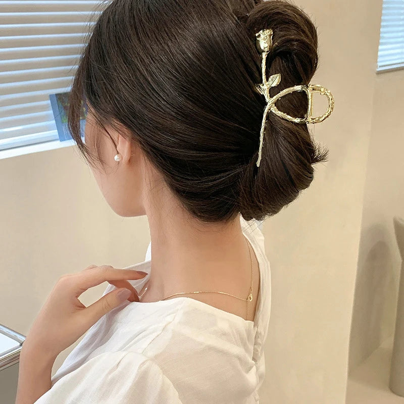 Vintage Ribbon Bow Hair Claws