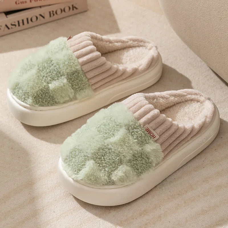 Women Cotton Slippers Casual Indoor