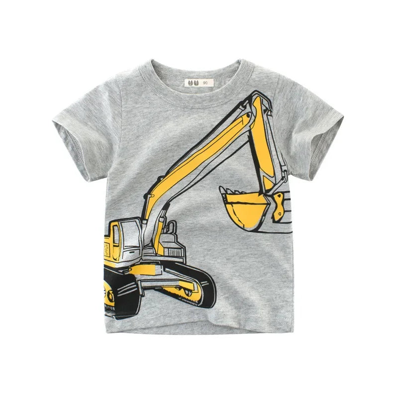 Boys 3D Cartoon T-shirt