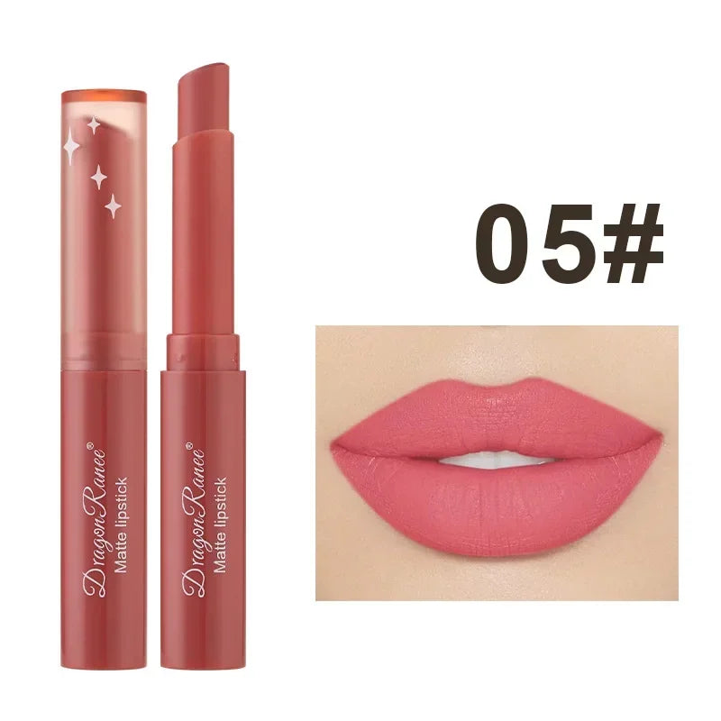 12 Colors Matte Lipstick Nude Pink