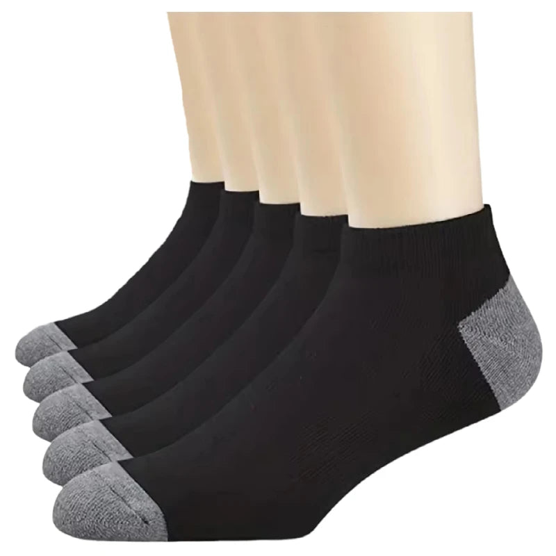 5Pairs Breathable Cotton Sports  Socks