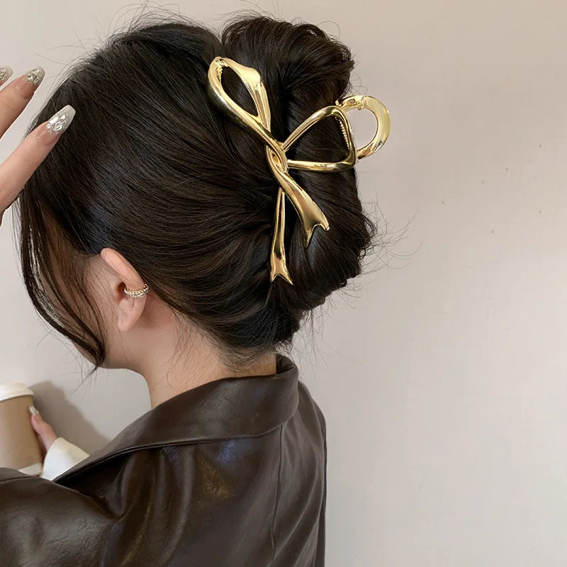 Vintage Ribbon Bow Hair Claws