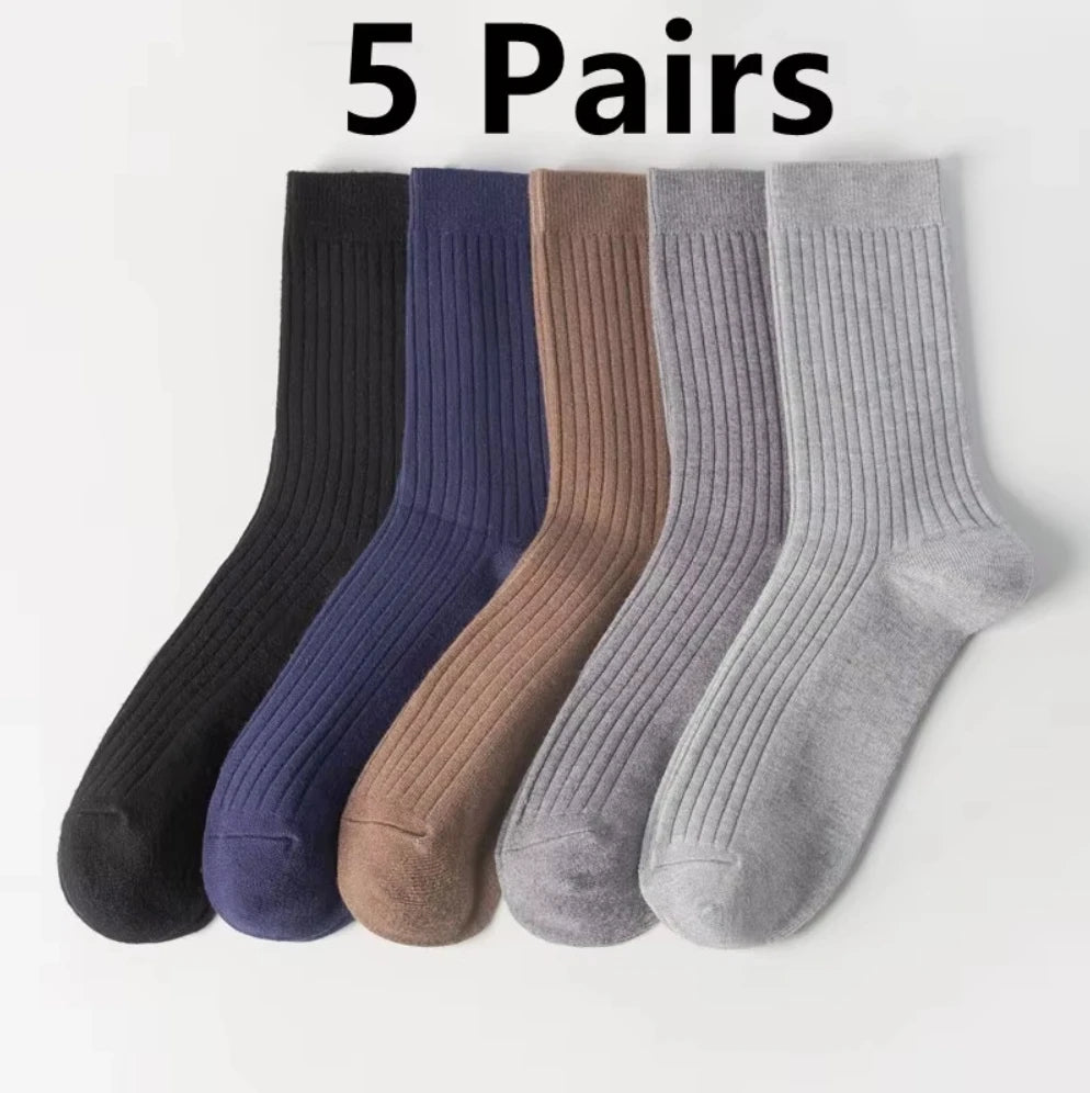 5Pairs Breathable Cotton Sports  Socks