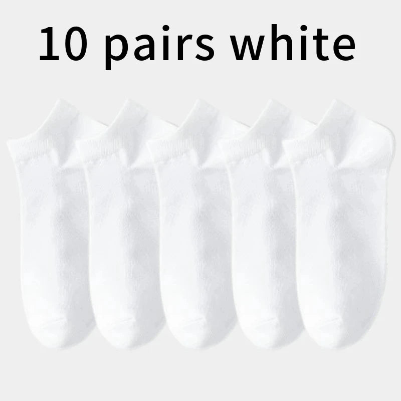 5Pairs Breathable Cotton Sports  Socks