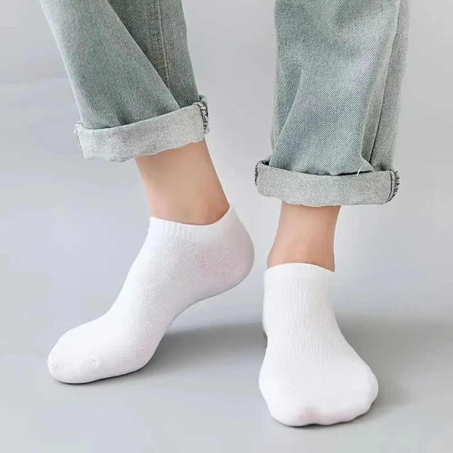 10/12/20 Pairs Men Solid Color  Socks