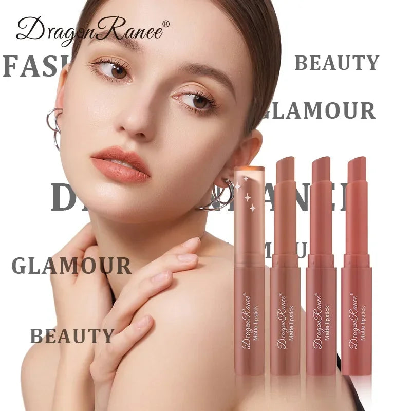 12 Colors Matte Lipstick Nude Pink