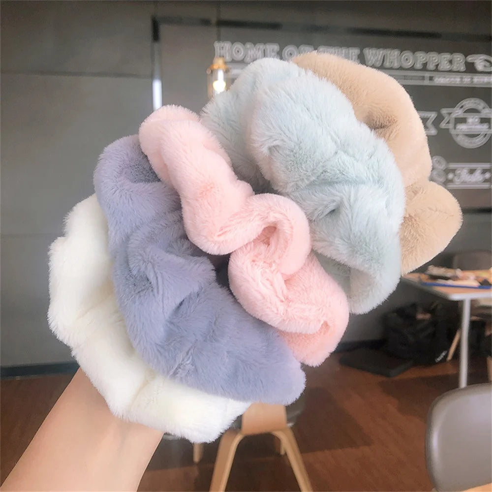 Fluffy Large Intestine Hair Rope Big Size