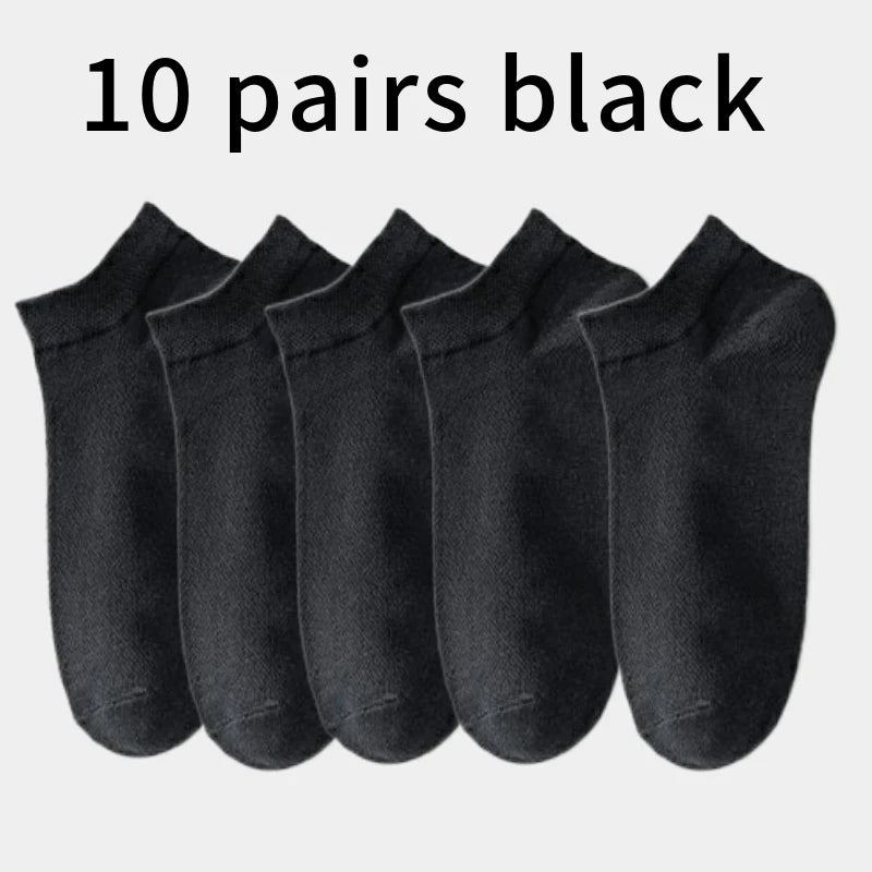 5Pairs Breathable Cotton Sports  Socks