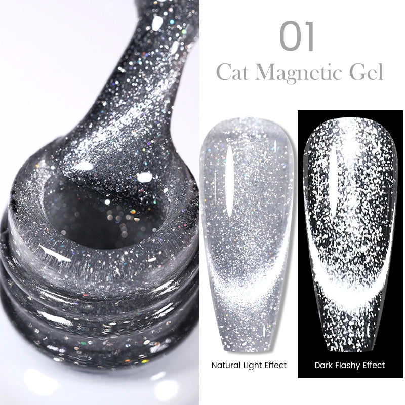 Double Light Gel Nail Polish Rainbow Glass