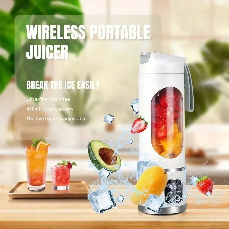 Electric Juicing Portable Wireless Fruit Blender