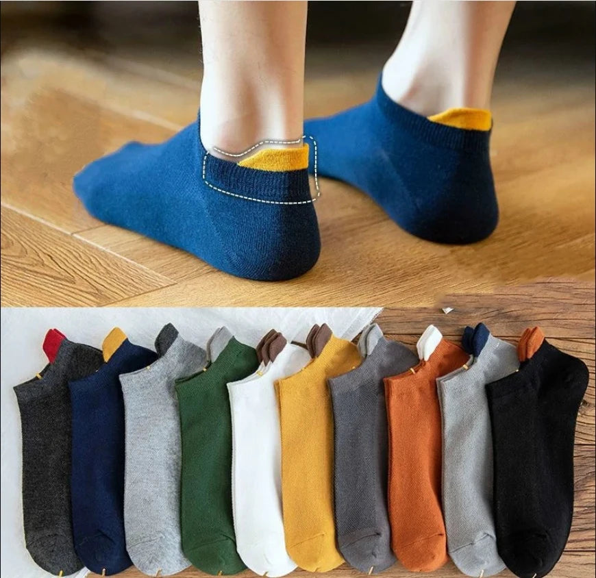 5Pairs Breathable Cotton Sports  Socks