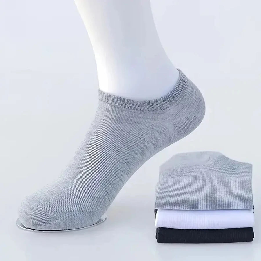 10/12/20 Pairs Men Solid Color  Socks