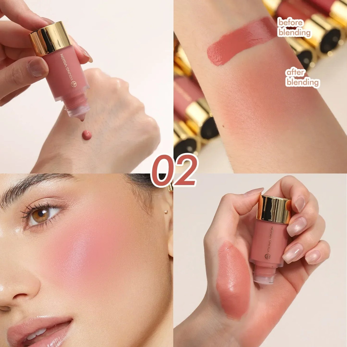 Lightweight Liquid Blush Moisturizing