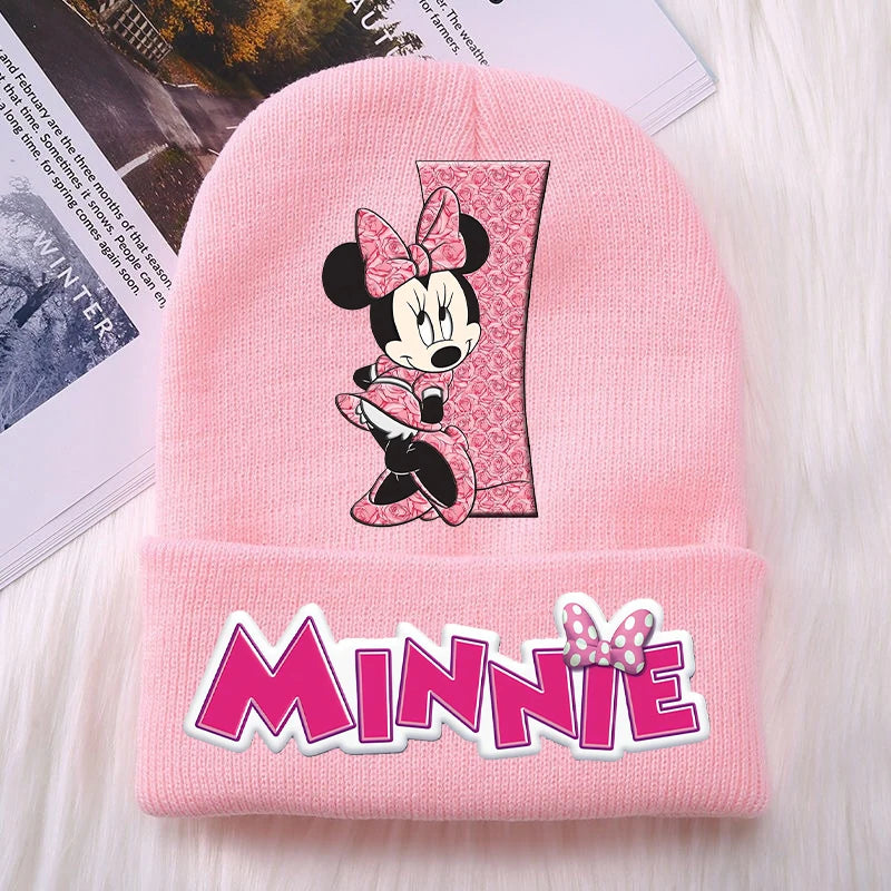 Minnie Mouse Kids Knitted Hat