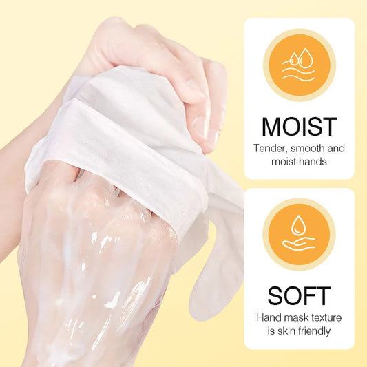 10 Pairs Honey Hand Mask