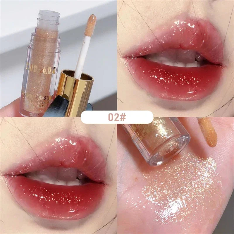 Mirror Pearl Glitter Lip Oil Moisturizing