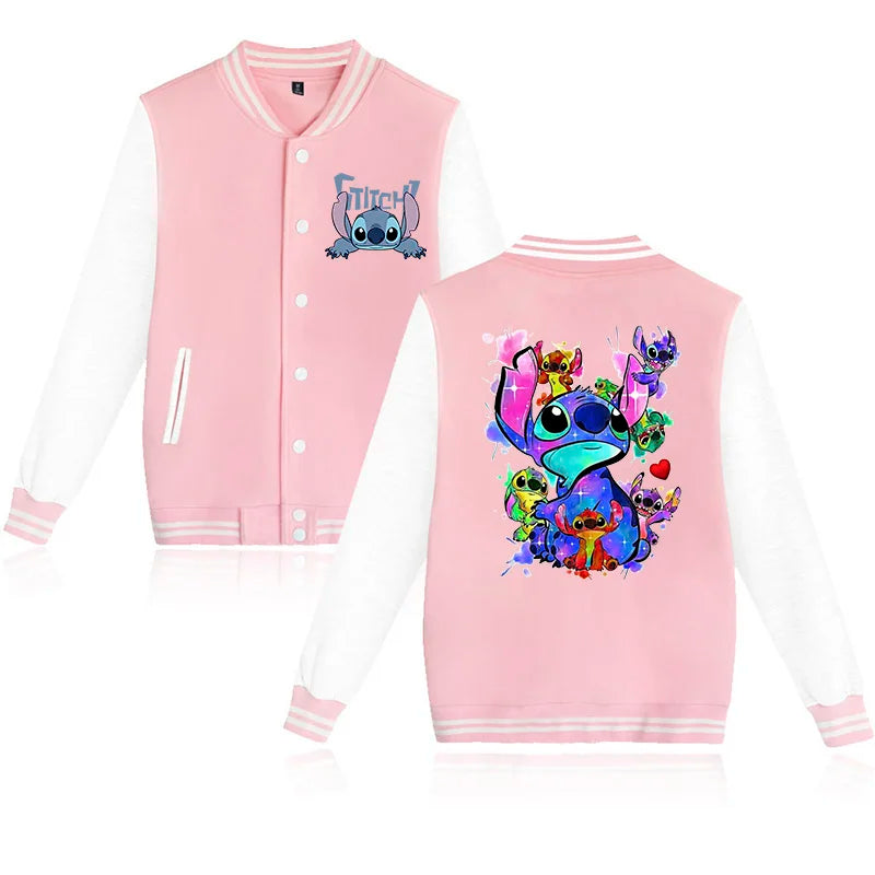 Stitch Kids Baseball Jacket