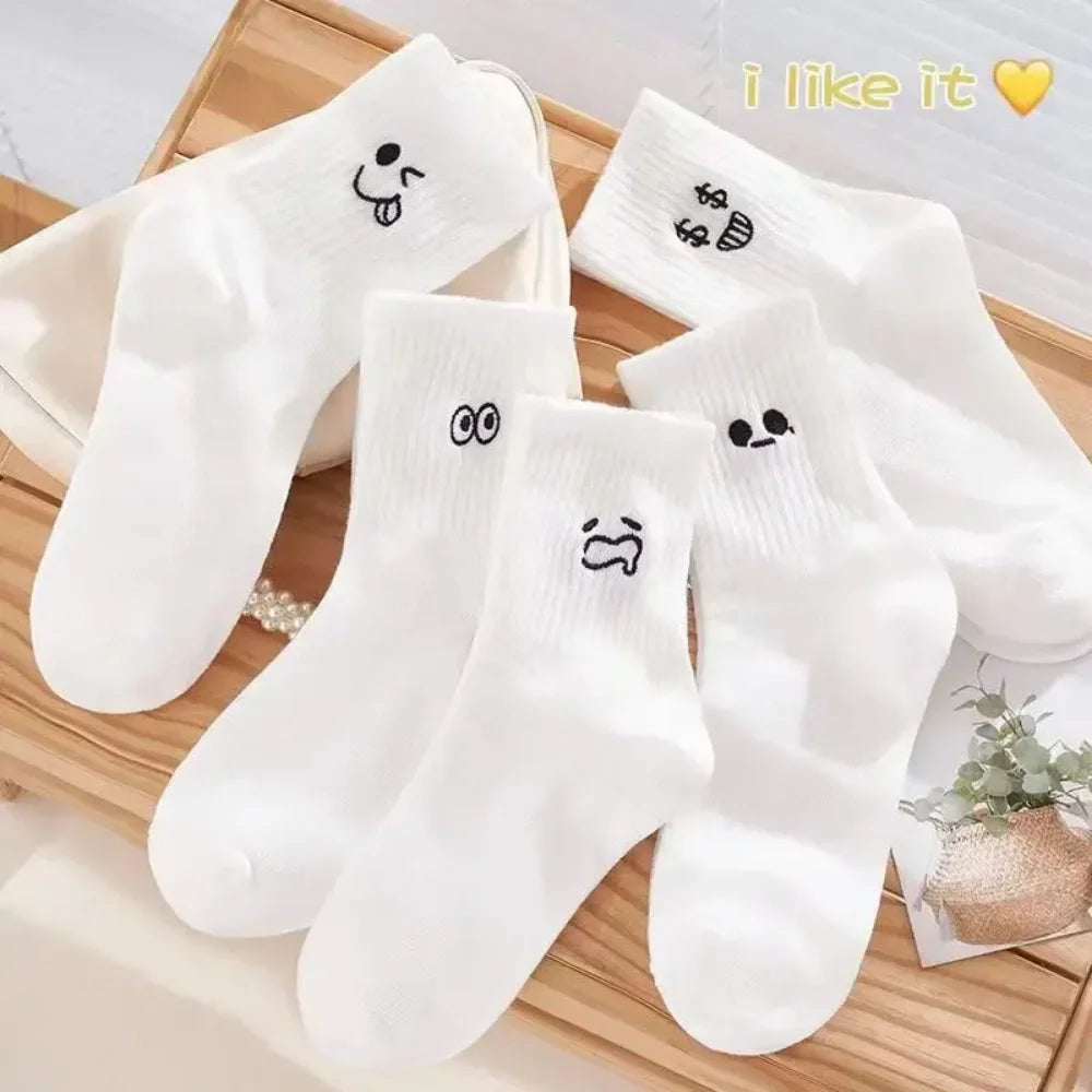 5 Pairs Women's Cartoon Socks