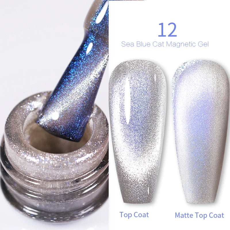 Sea Blue Gel Nail Polish