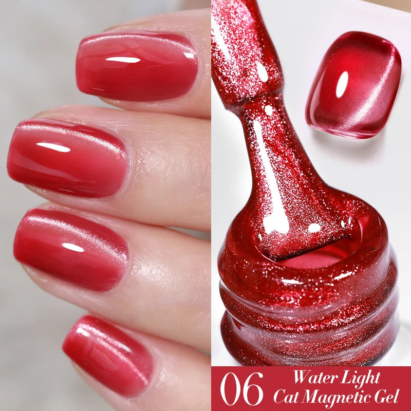 Magnetic Gel Nail Polish Wine Red Series