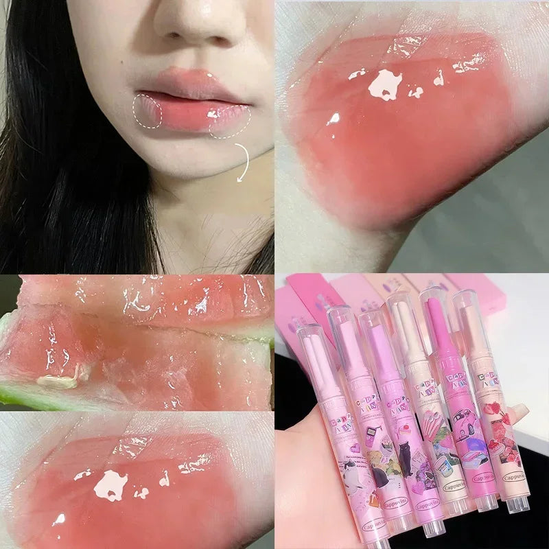 Lipstick Clear Oil Jelly Lip Gloss Korean Tint