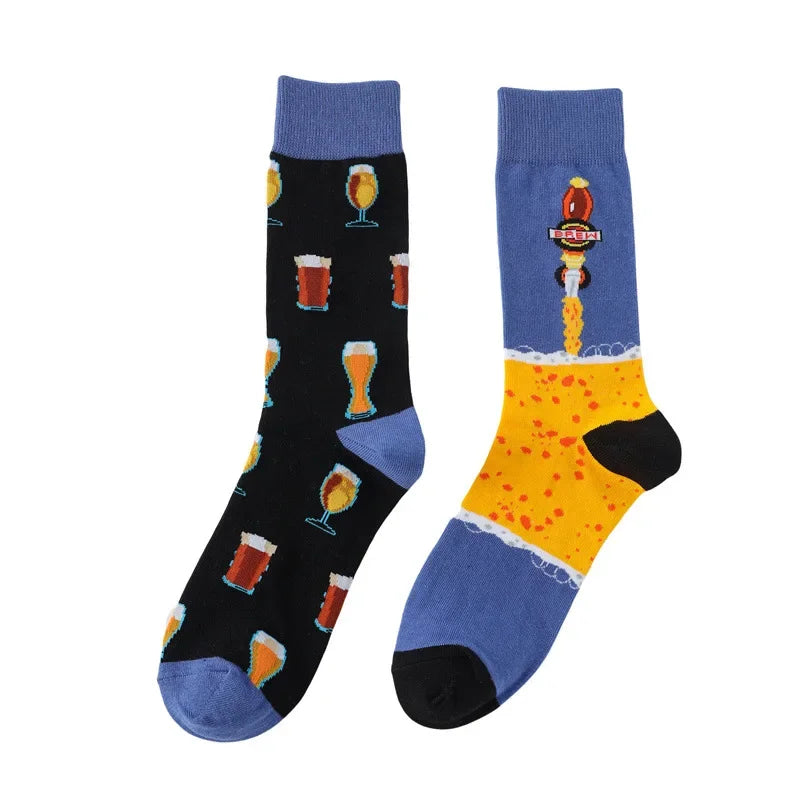 Happy Cotton Funny men Socks