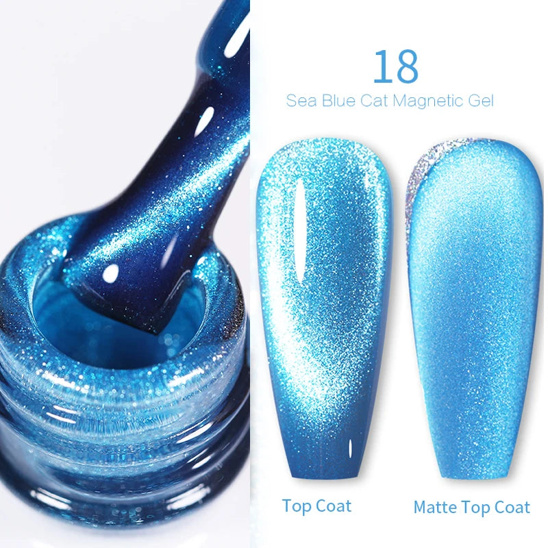 Double Light Gel Nail Polish Rainbow Glass